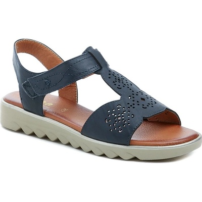 Jana 8-28262-44 navy dámské sandály šíře H