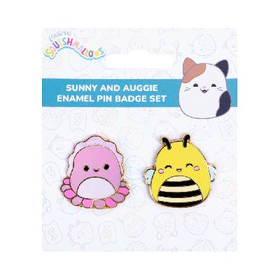 Pin Badges X 2 Sunny & Auggie Vibrant