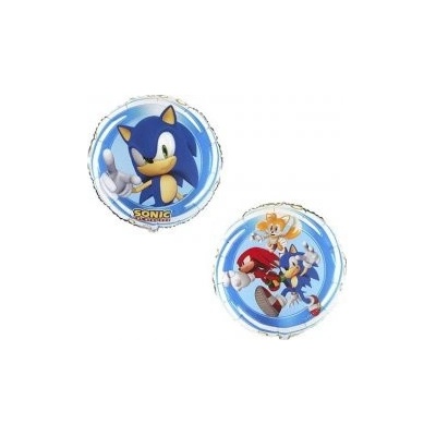 GRABO fóliový balónek Kruh Sonic 18" 46cm nafukovací