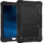 Techsuit Калъф за iPad 9.7 (2017 / 2018) + Калъф - Rugged TabShell - Черен