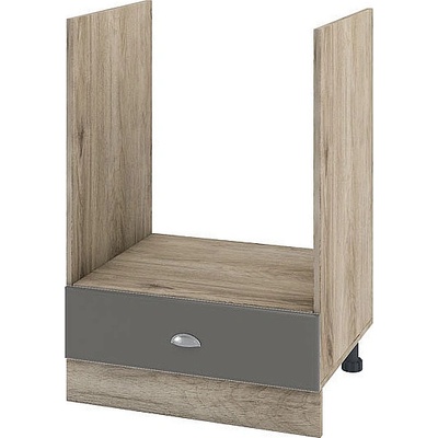 ИРИМ Долен кухненски шкаф за вградена фурна Сити АРФ-Цимент мат-06-36 60 см