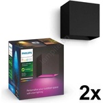 Philips - Комплект 2x LED RGBW димируемо външно осветително тяло Hue RESONATE LED/8W/230V IP44 (P5830A)