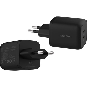 Nokia dual port wall charg 65w (dual port wall charger 65w eu pd-65w / 8p00000273)