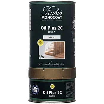 Rubio Monocoat Oil 2C Aqua - Двукомпонентно масло за вътрешна употреба (152069)