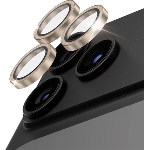 Panzer Стъклен протектор за камера PanzerGlass Hoops за iPhone 17 Pro / 17 Pro Max Camera Lens Protector, златен