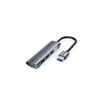 C-TECH HUB USB, UHB-U3-AL, 4x USB 3.2 Gen 1, hliníkové tělo | UHB-U3-AL