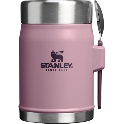 Stanley termoska jídelní se lžící vidličkou The Legendary Classic Food Jar 400 ml Purple Smoke