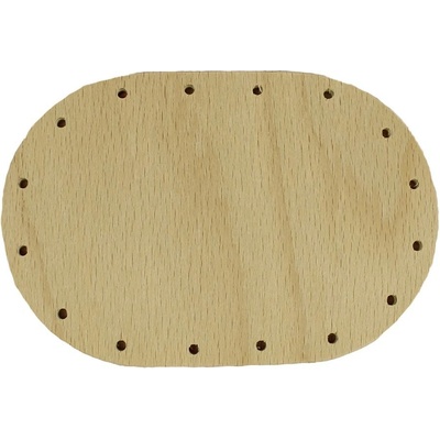 překližka tl.4 mm ovál 12x8 cm s otvory 22P1208V – Zboží Dáma