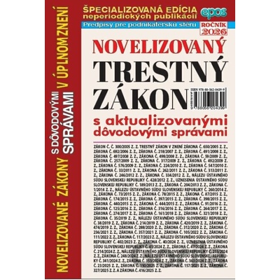 Novelizovaný Trestný zákon 5/2026 - Kolektív