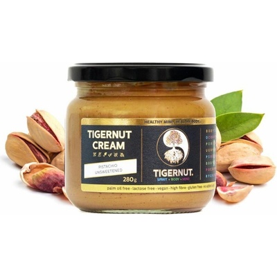 Tigernut Krém pistáciový bez cukru 280 g