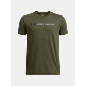 Under Armour UA B LOGO WORDMARK SS Тениска за момчета Under Armour | Zelen | Момчешки | 122