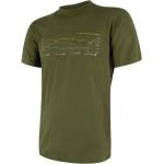 Sensor Merino Wool Active PT Track (short sleeve) Размер: XL / Цвят: тъмно зелен