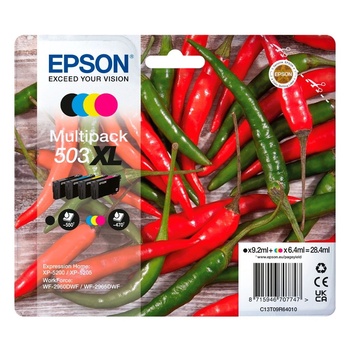 Epson 503XL Multipack мастилено касета CMYK XL капацитет (C13T09R64010)