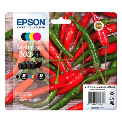 Epson 503XL Multipack мастилено касета CMYK XL капацитет (C13T09R64010)