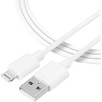 Tactical iPhone 14 Plus / 14 Pro Max / 14 Pro TACTICAL SMOOTH THREAD кабел за данни USB - Lightning, 200 см, БЯЛ (57983104159)