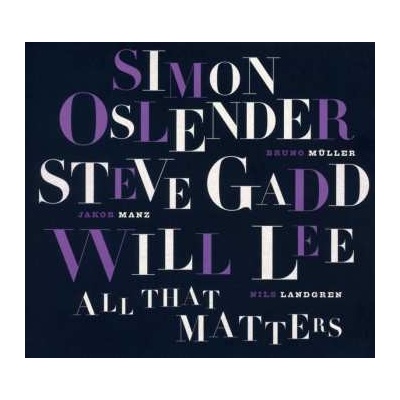 Simon Oslender - All That Matters CD