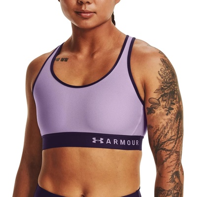 Under Armour Сутиен Under Armour Damen Sport-BH Armour Mid Лилав Velikost XS