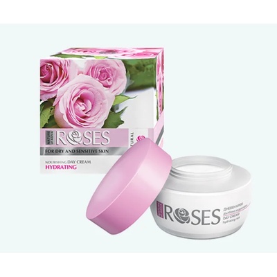 AGIVA Roses Хидратиращ дневен крем за суха и чувствителна кожа с натурална розова вода и витамин комплекс А+Е (992211:)
