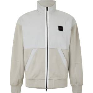 HUGO BOSS Поларено горнище с цип Boss Men's ZeNylon Full Zip Fleece Hoodie - Light Beige 271