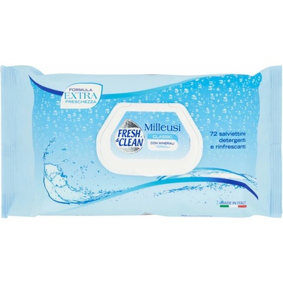 Fresh & clean vlhčené obrúsky 72 ks