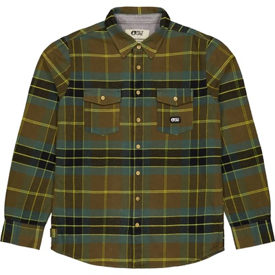 Picture Мъжка риза с копчета Picture Hillsboro Shirt - Tobacco - размер XXL (033-1380-1115)