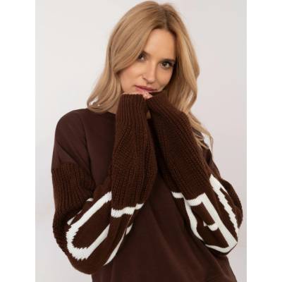 Italy Moda Sweatshirt-MI-BL-M5975.26P-brown hnedá