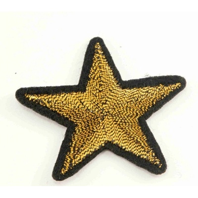 Nažehľovacia záplata - Hviezdička - malá - rozmer 4 cm x 4 cm