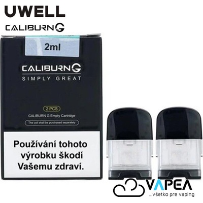 Uwell Caliburn G2 Pod cartridge 2 ml Pack 2