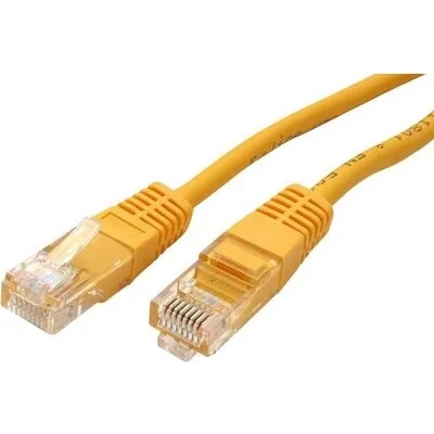 Roline Patch cable UTP Cat. 5e 10m, Yellow 21.15. 0422