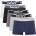 DKNY Боксерки DKNY Mens 5 Pack Trunks Portland - Gry/Blk/Nvy/Wht