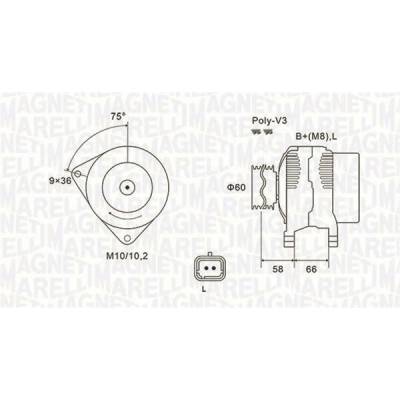 generátor MAGNETI MARELLI 063731637010