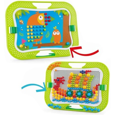 Raya Toys Детска мозайка с дъска Raya Toys с 4 шаблона 268 части (RT502123187)
