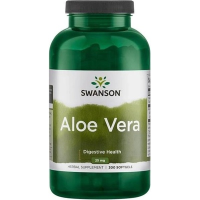 Swanson Aloe Vera Aloe 25 mg 300 kapslí