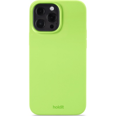 Holdit Гръб Holdit Silicone Case за iPhone 13 Pro Max - Acid Green