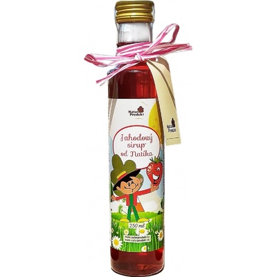 NaturProdukt Sirup Jahodový od Natíka 250 ml