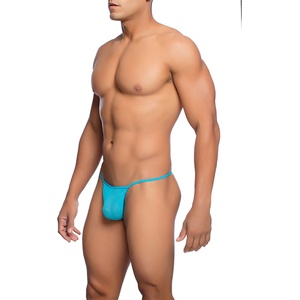 MOB Sheer T-Back Thong Aqua S/M