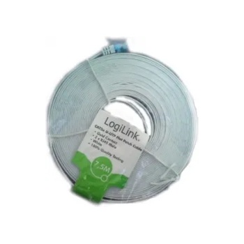 LogiLink Patch Cable SlimLine, плосък, Cat. 5e, U/UTP, 0, 5 м (CP0133)
