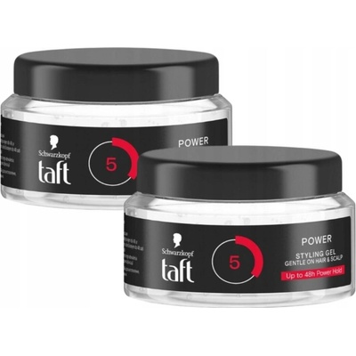 Stylingový Gel na vlasy Taft Power 250 ml x 2