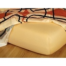 Dadka jersey prostěradlo okrové 60x120x10