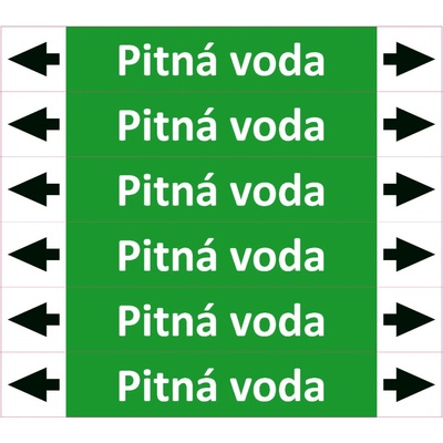 Nadrzenapalivo.cz Značení potrubí ISO 20560, pitná voda PZA 009303