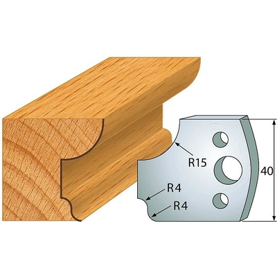 IGM Professional IGM Profil 043 - pár nožov 40x4mm SP F026-043