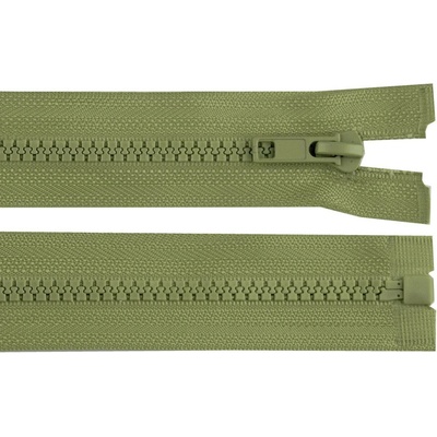 Kostěný zip No 5 délka 70 cm bundový Varianta: 263 zelená khaki, Balení: 1 ks