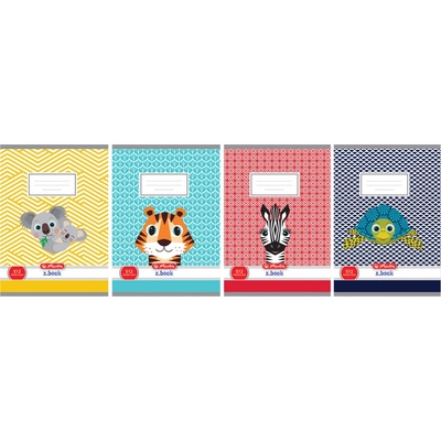 Herlitz Sešit A5 512 linka Cute animals