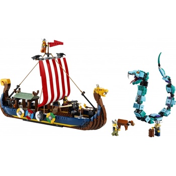 LEGO® Creator 31132 Vikingská loď a mořský had