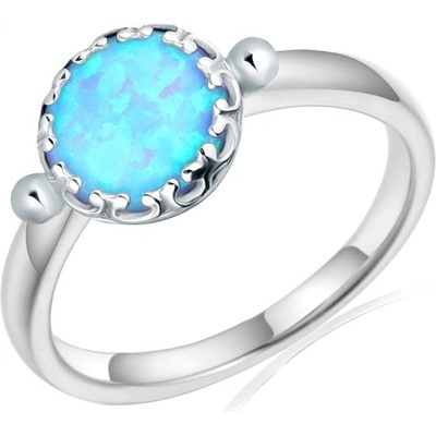 Luxur Prsten Marisol bílé zlato a modré opály 585 52 1 0528.1B00.0.57.163
