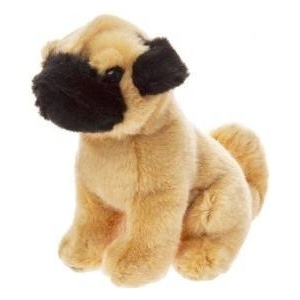 BEPPE Mascot Dog Sitting Pug 20cm