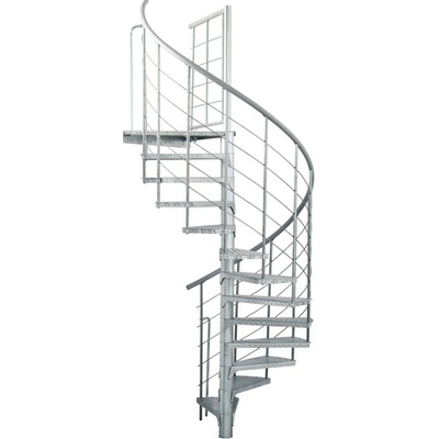 Minka STAIRS Vonkajšie točité schodisko Rondo Spino Zink Smart pr. 160 cm