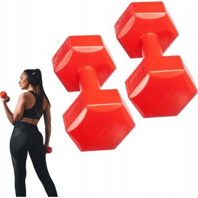 DrFit Bitumenové činky pevné 2 x 2 kg