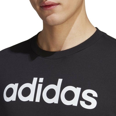 adidas tričko Essentials Single Jersey Linear Embroidered Logo T-Shirt IC9274 čierne