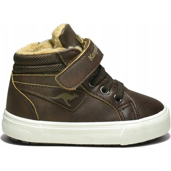 KangaROOS zateplené kotníkové boty 01400 hnědé
